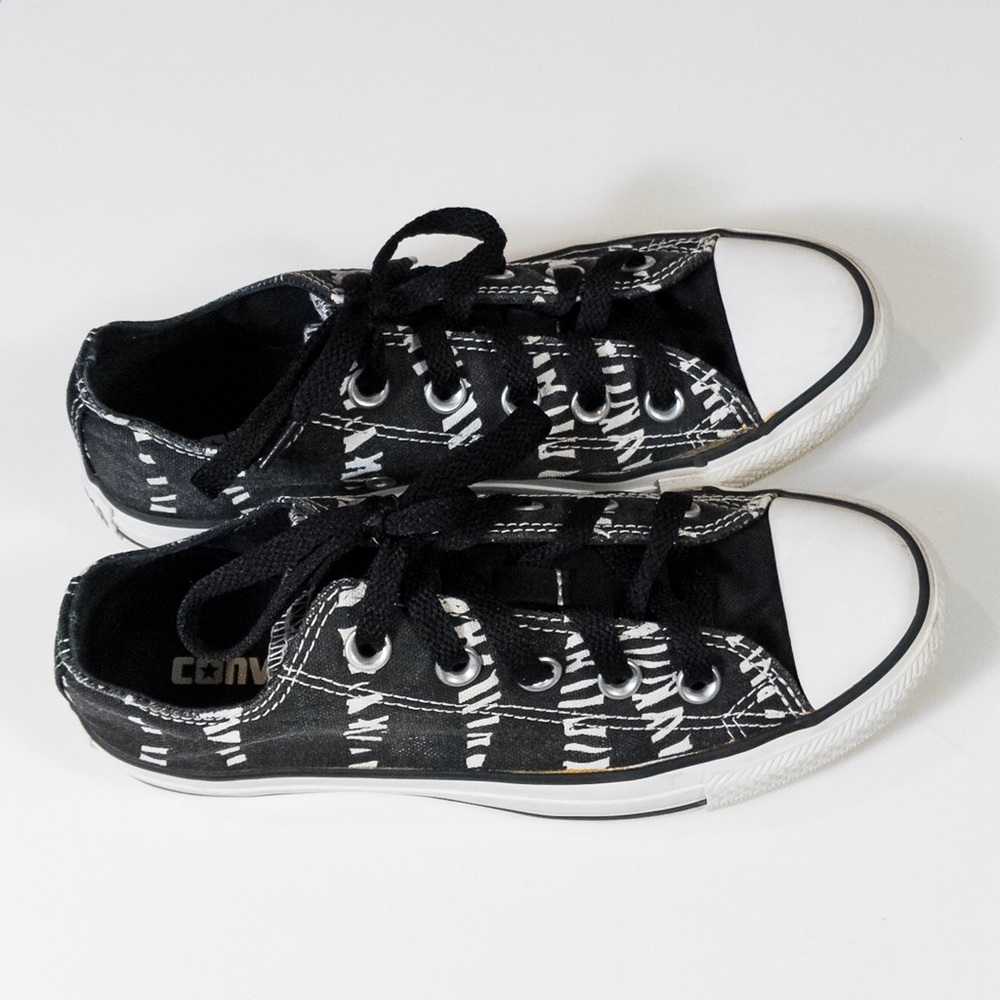 Converse Zebra Print Lace Up Sneakers